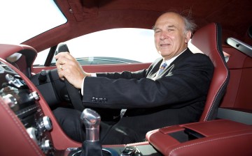 Vince Cable drives the 190mph Aston Martin Rapide S