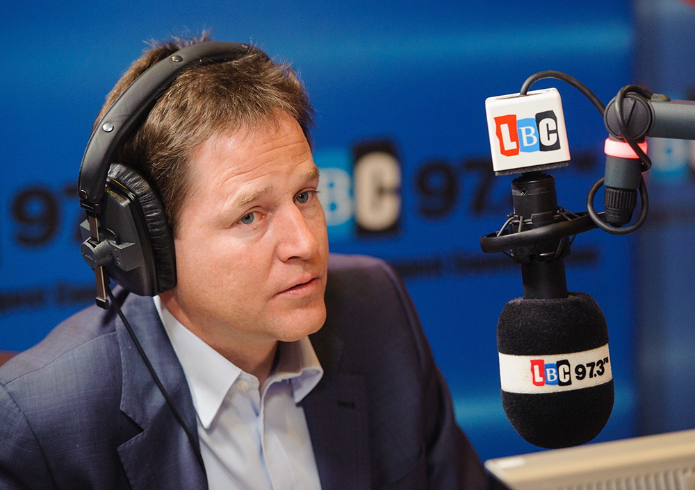 Nick Clegg condemns violence