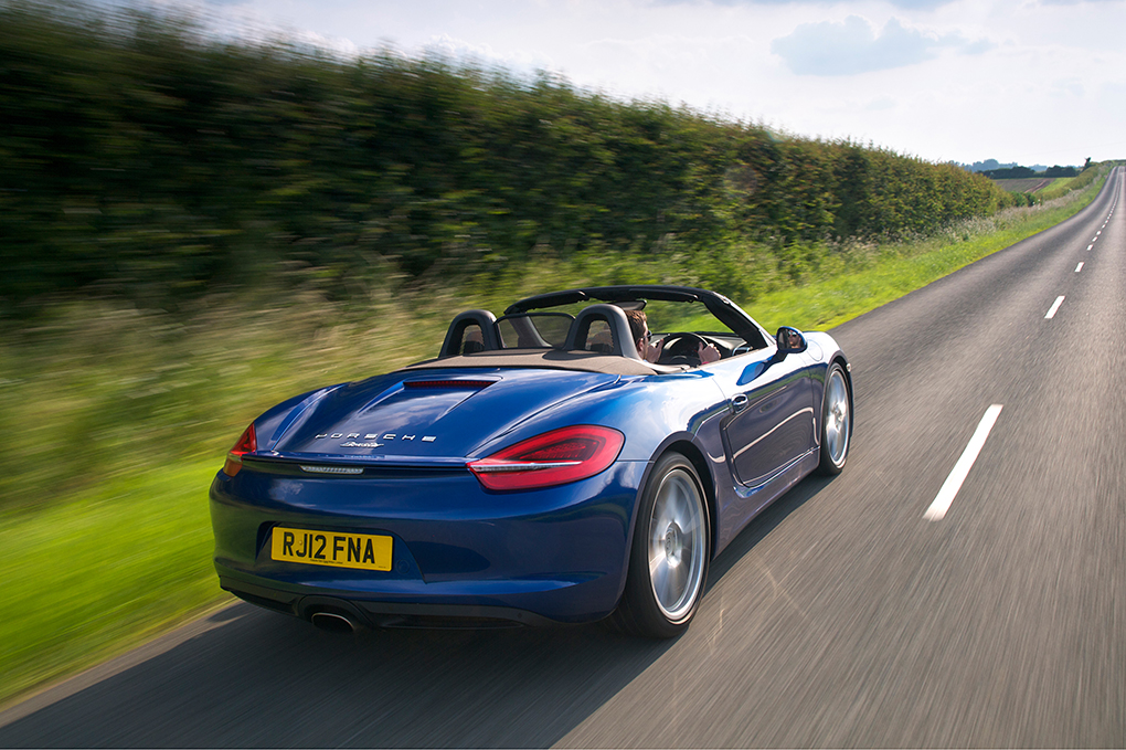 Porsche Boxster 2014 rear