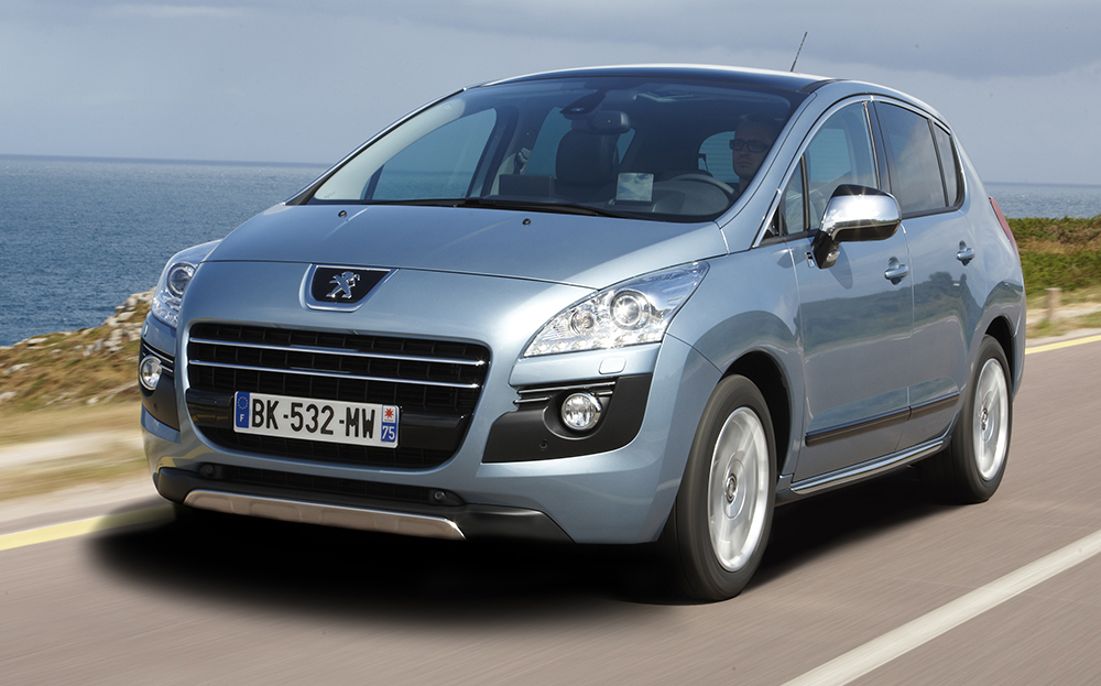 Most fuel efficient hybrids: Peugeot 3008 Hybrid4