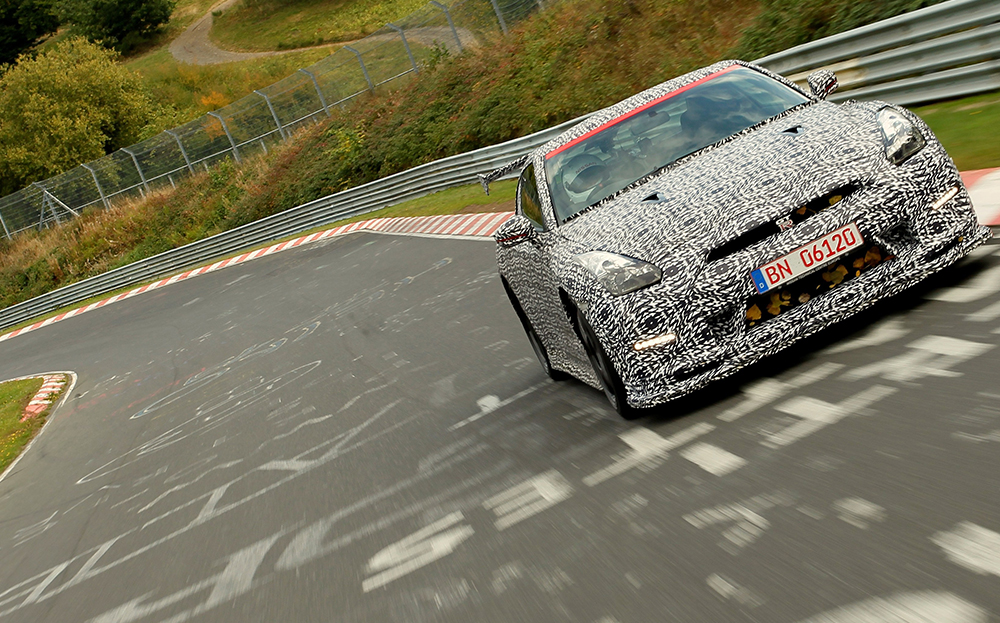 Nissan GT-R at the Nurburgring