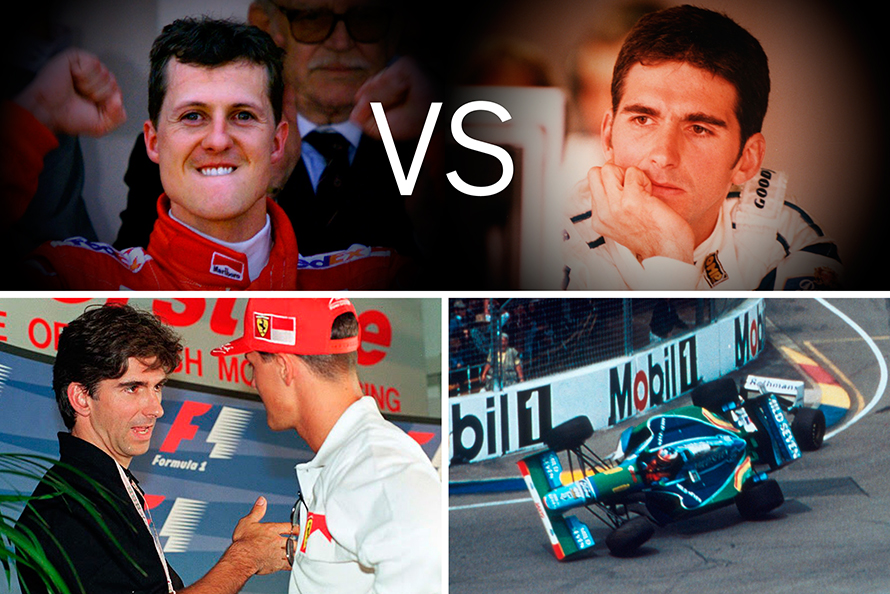 Hill vs Schumacher