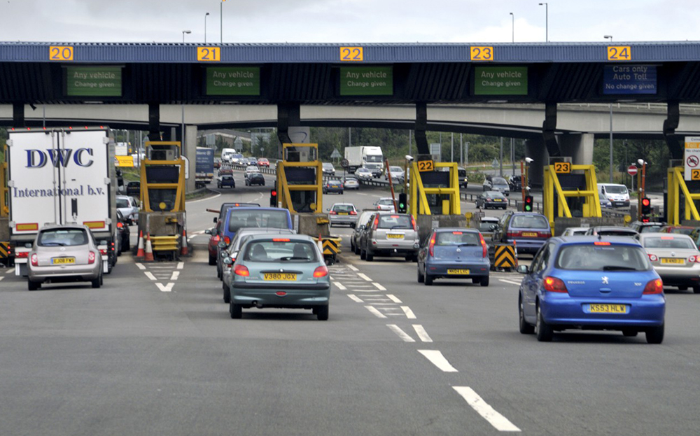 Motorway toll road