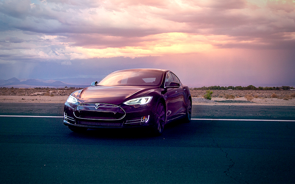 Tesla Model S P85D four-wheel-drive