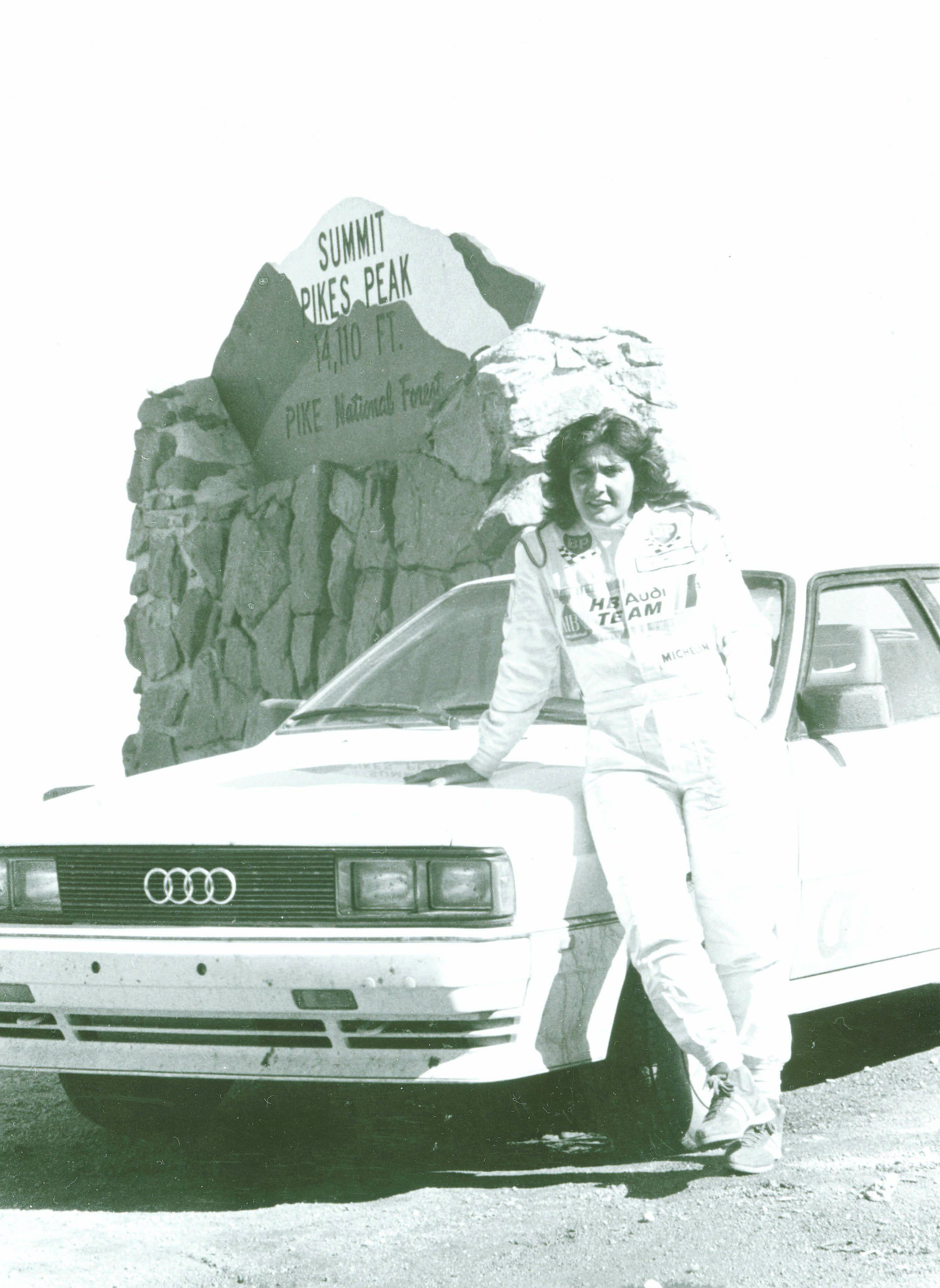 Michele Mouton Audi Quattro at Pikes Peak