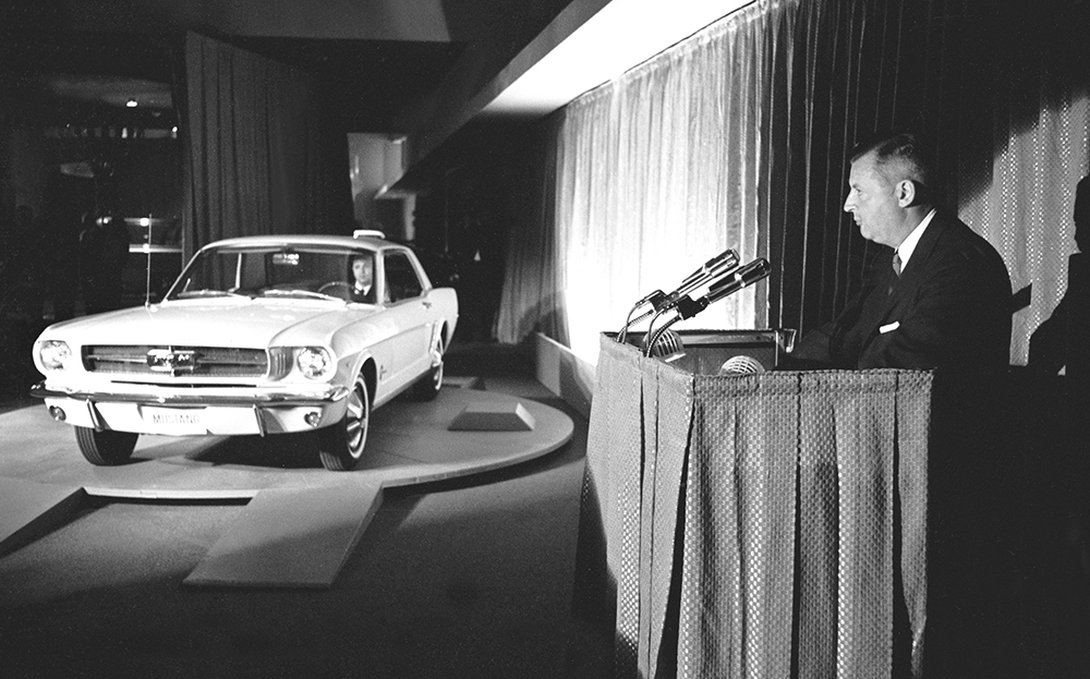 1964 Ford Mustang launch at the World's Fair, New York