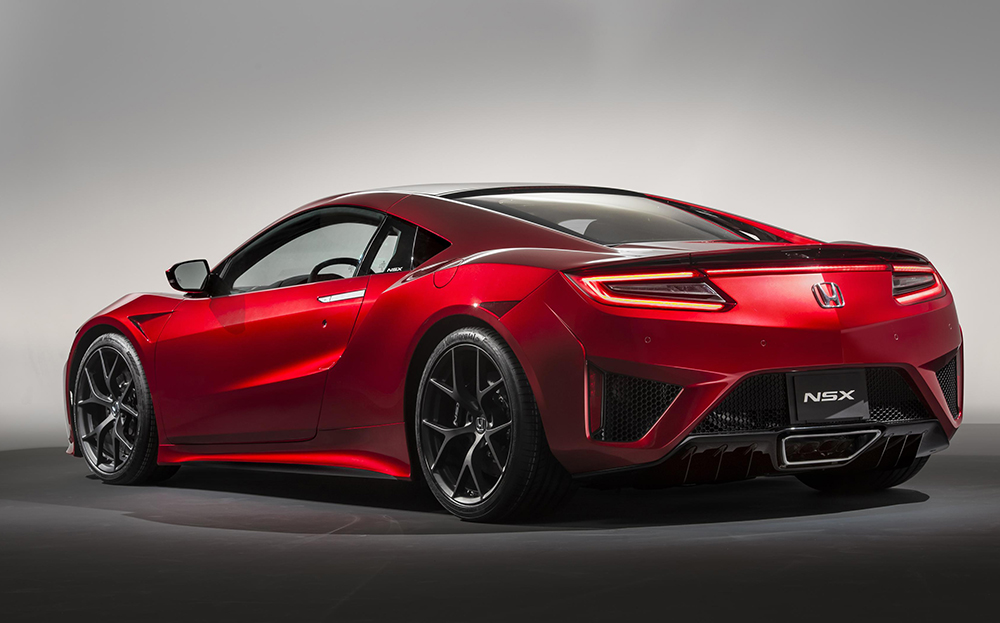 2015 Honda NSX rear 3 quarters