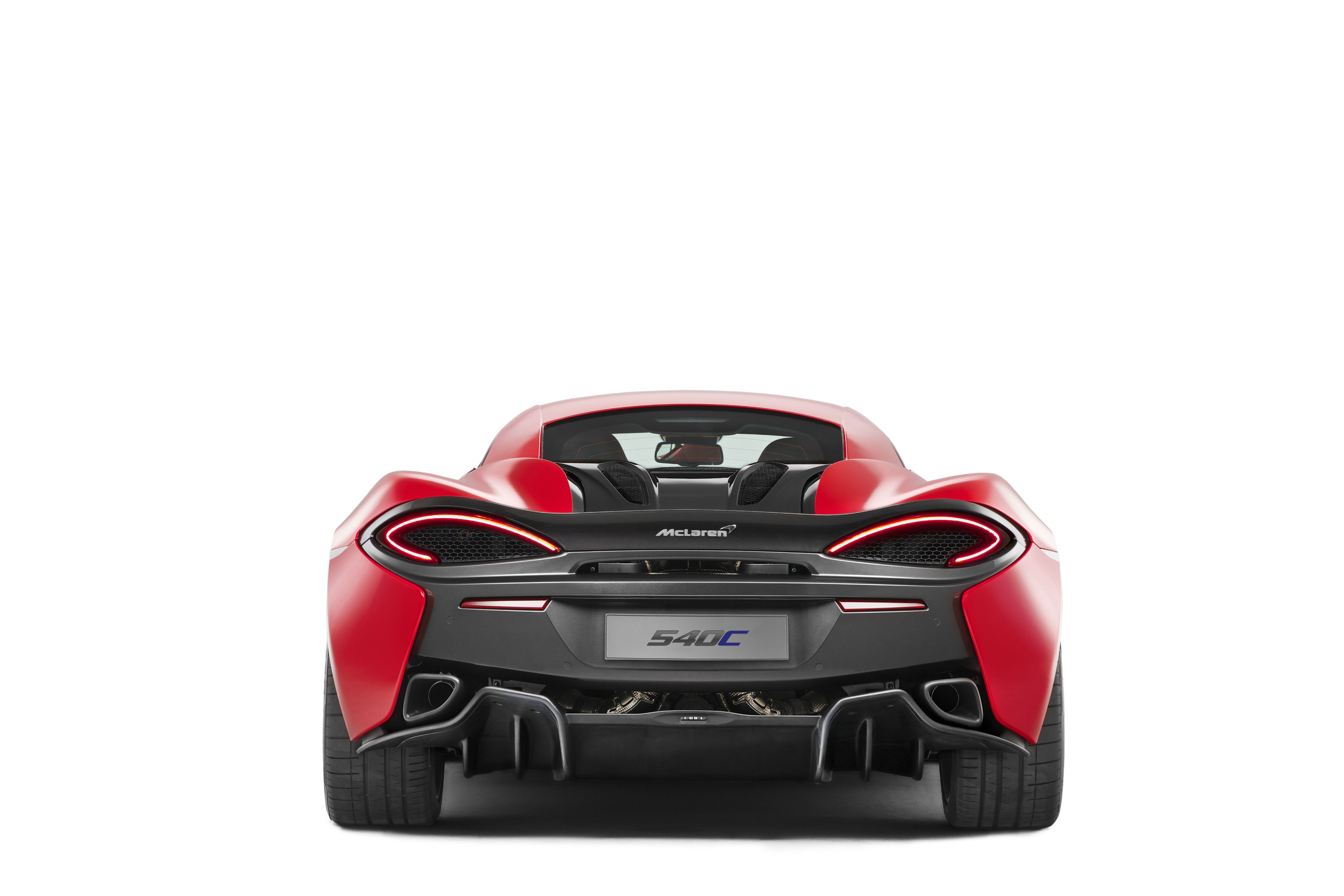 McLaren 540C coupe rear view