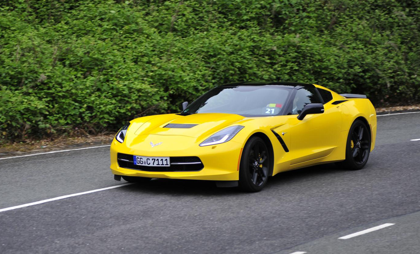 James Mills with the Chevrolet Corvette Stingray