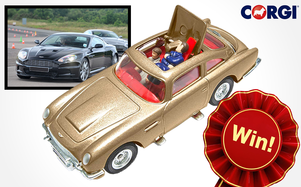 Corgi James Bond Aston Martin DB5 and Aston Martin Driving Experience competition