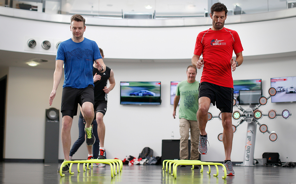 Earlier this year Alistair Weaver went to Silverstone to attend a weekend course at Porsche’s Human Performance Centre at Silverstone, hosted by Mark Webber. It was a chance to get fit for my own (amateur) racing career in a Sunday Times supported Caterham