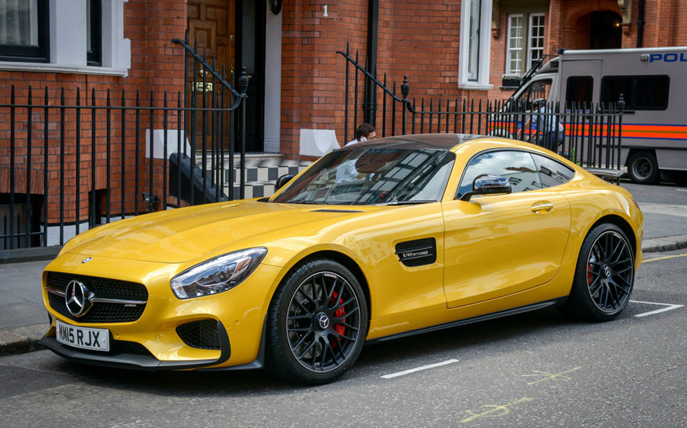 Mercedes AMG GT London supercars