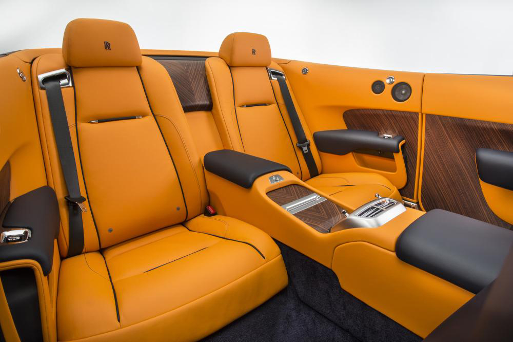 Rolls-Royce Dawn rear seats