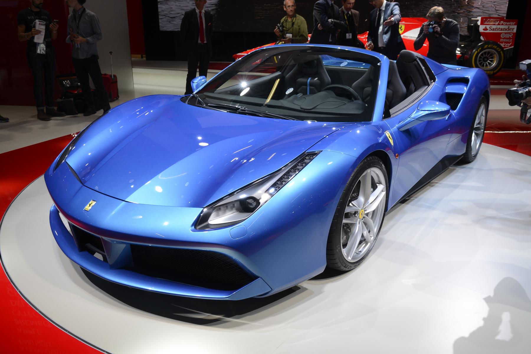 2015 Frankfurt motor show: Ferrari 488 Spider