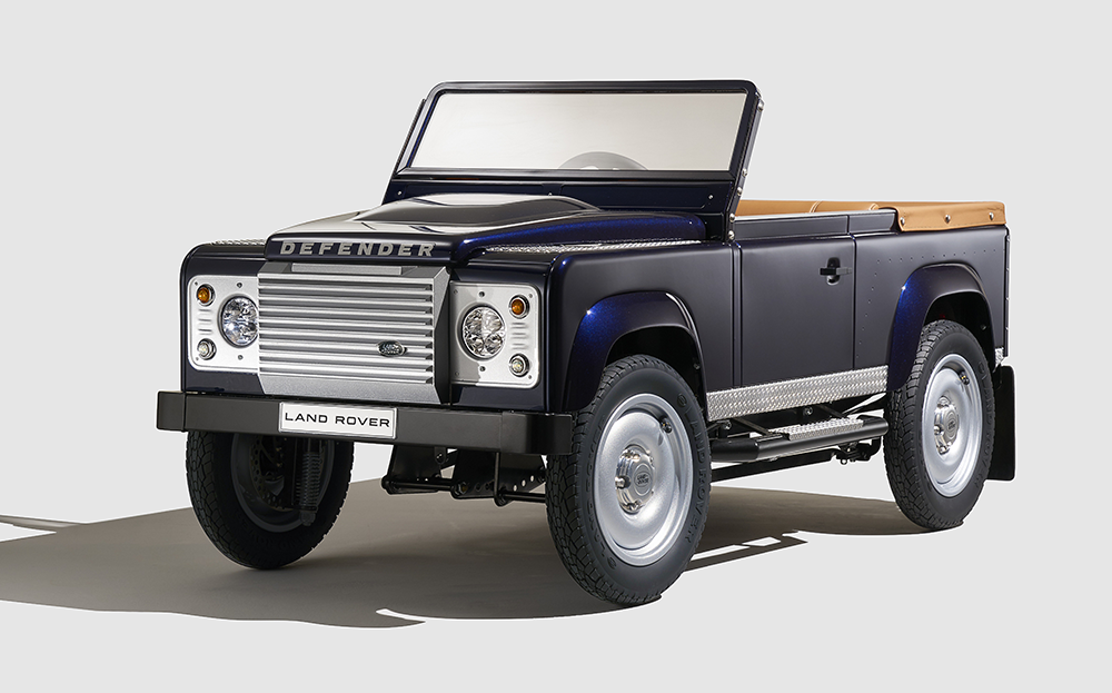 Land Rover Defender pedal car unveiled at 2015 Frankfurt motor show IAA