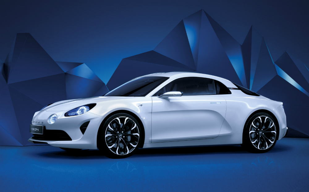 Alpine Vision sports car for 2016 Geneva motor show