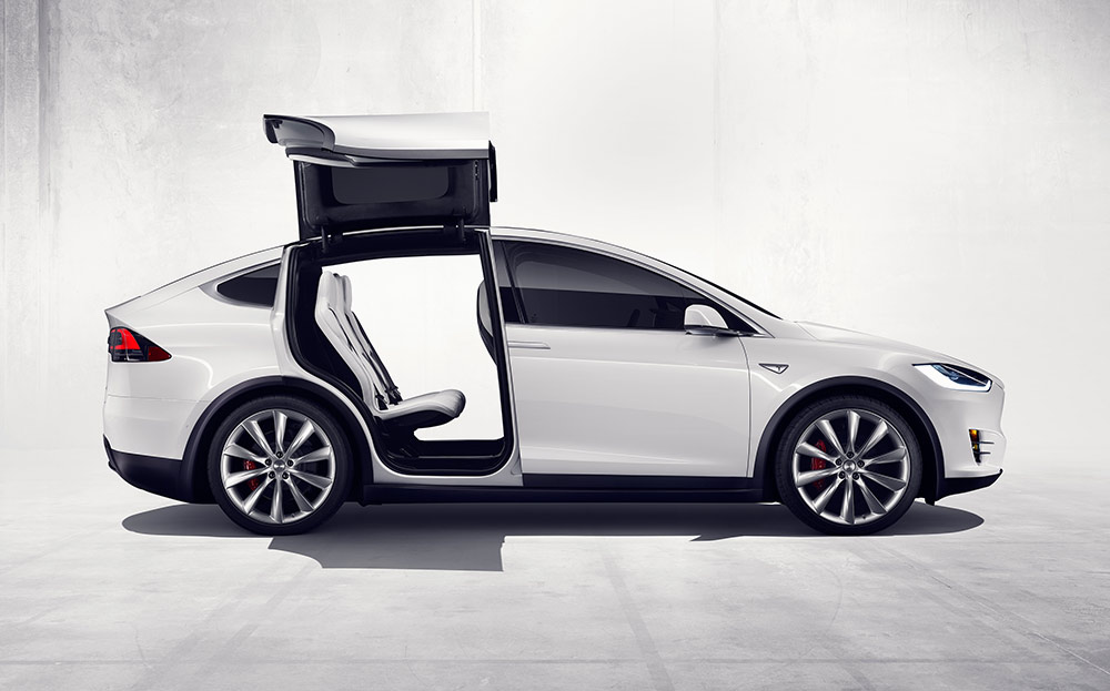 2016 Tesla Model X electric SUV review