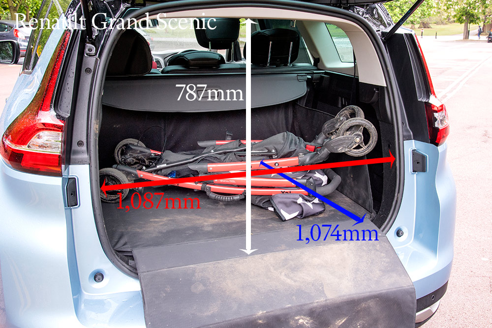 2017 Renault Grand Scenic boot space