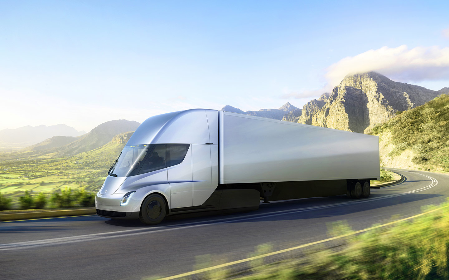 Driving the Tesla Semi: the electric lorry with 500 miles of range and Autopilot