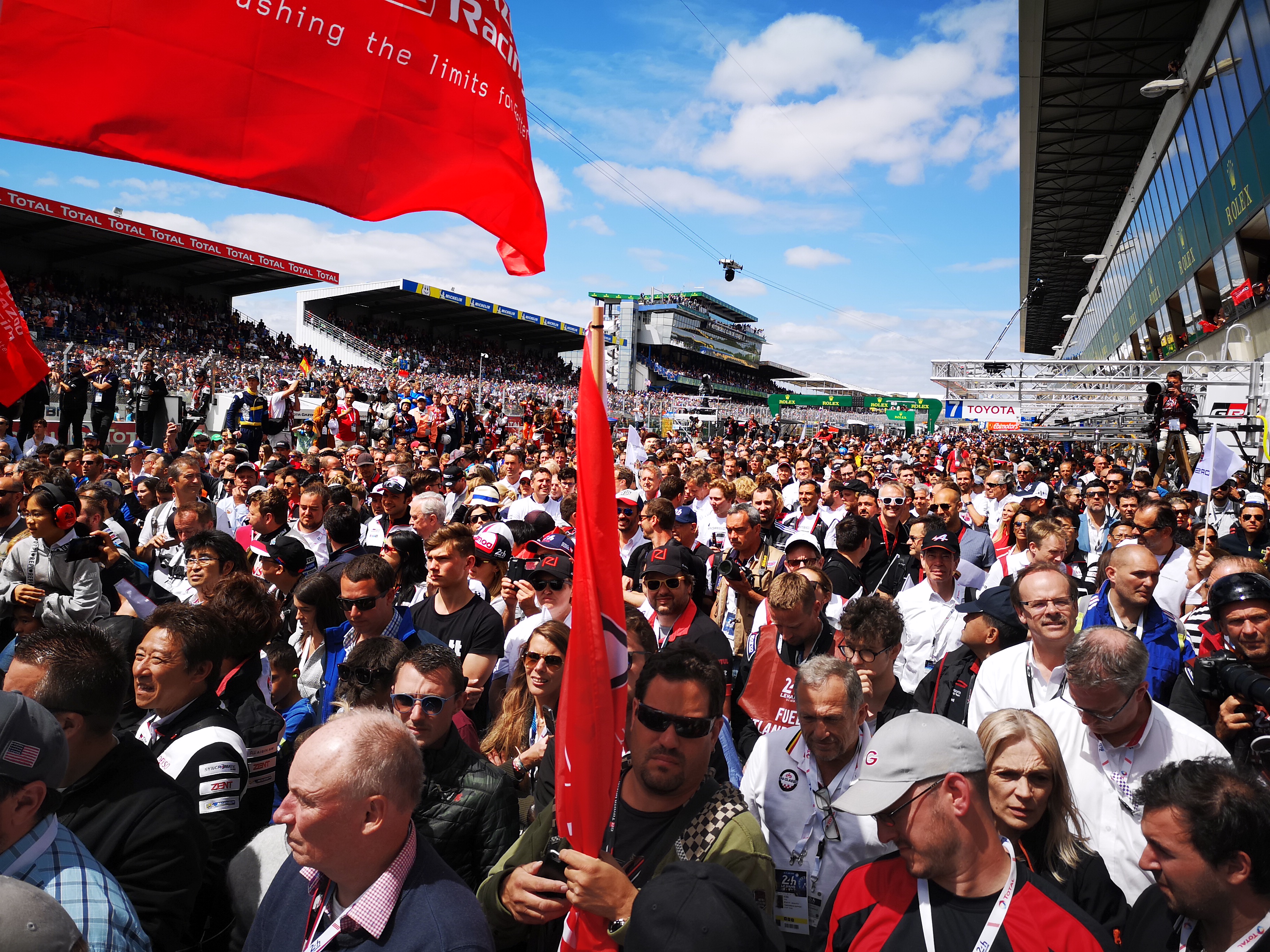 2018 Le Mans 24 Hours - post-race atmosphere in pitlane and podium