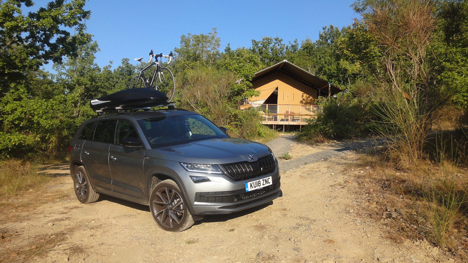 Skoda Kodiaq 4x4 long- term test review by James Mills for The Sunday Times Driving - with roofbox for holiday vacation road trip family space