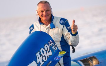 69 year old racing driver sets new land speed record