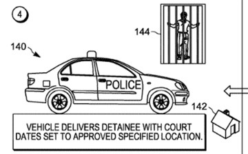 Motorola's autonomous police car scans suspects and drives them to jail