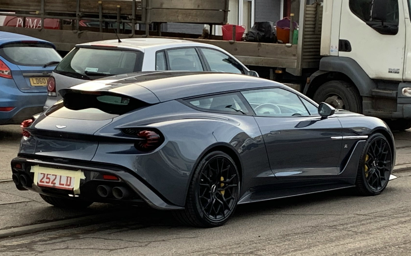 Exclusive Aston Martin Vanquish Zagato Shooting Brake spotted on UK roads