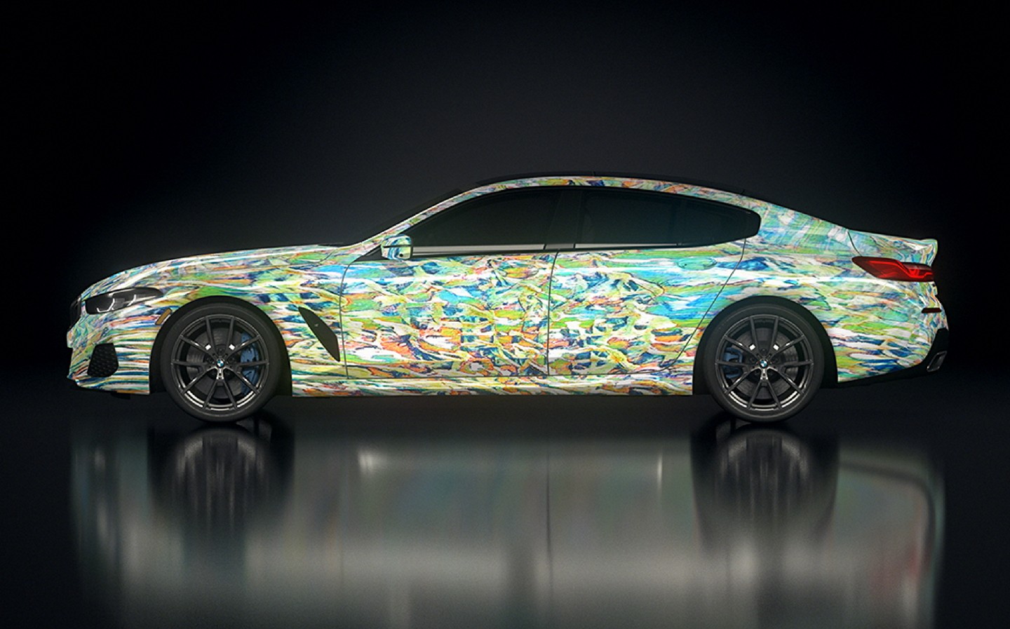 BMW projects AI-generated art onto car for advertising campaign