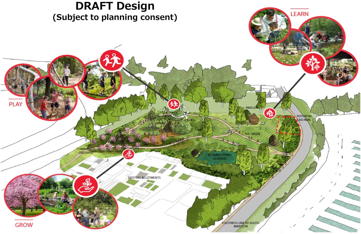 Honda UK Manufacturing garden at site of Swindon plant