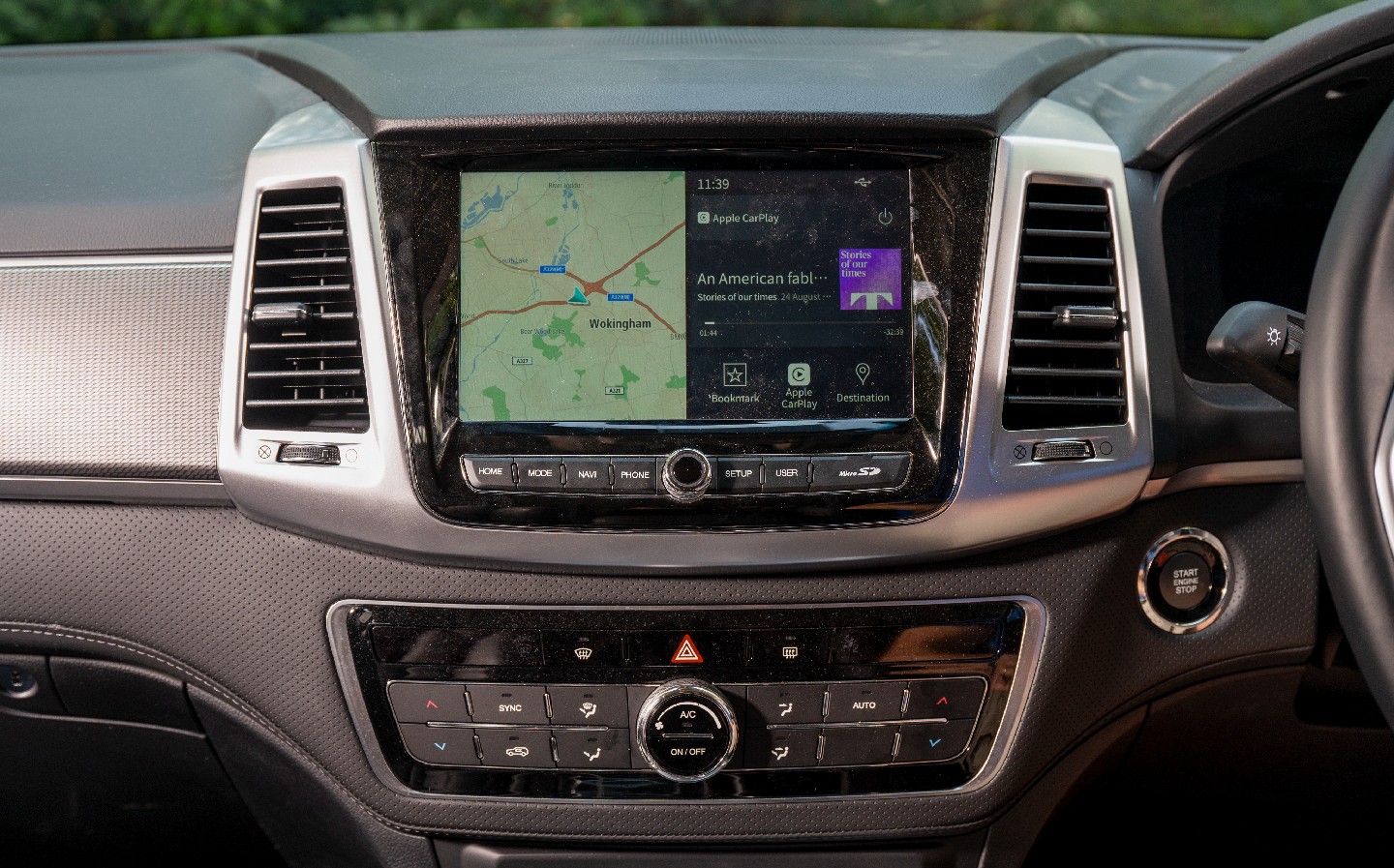 Apple Carplay infotainment - SsangYong Rexton long-term report