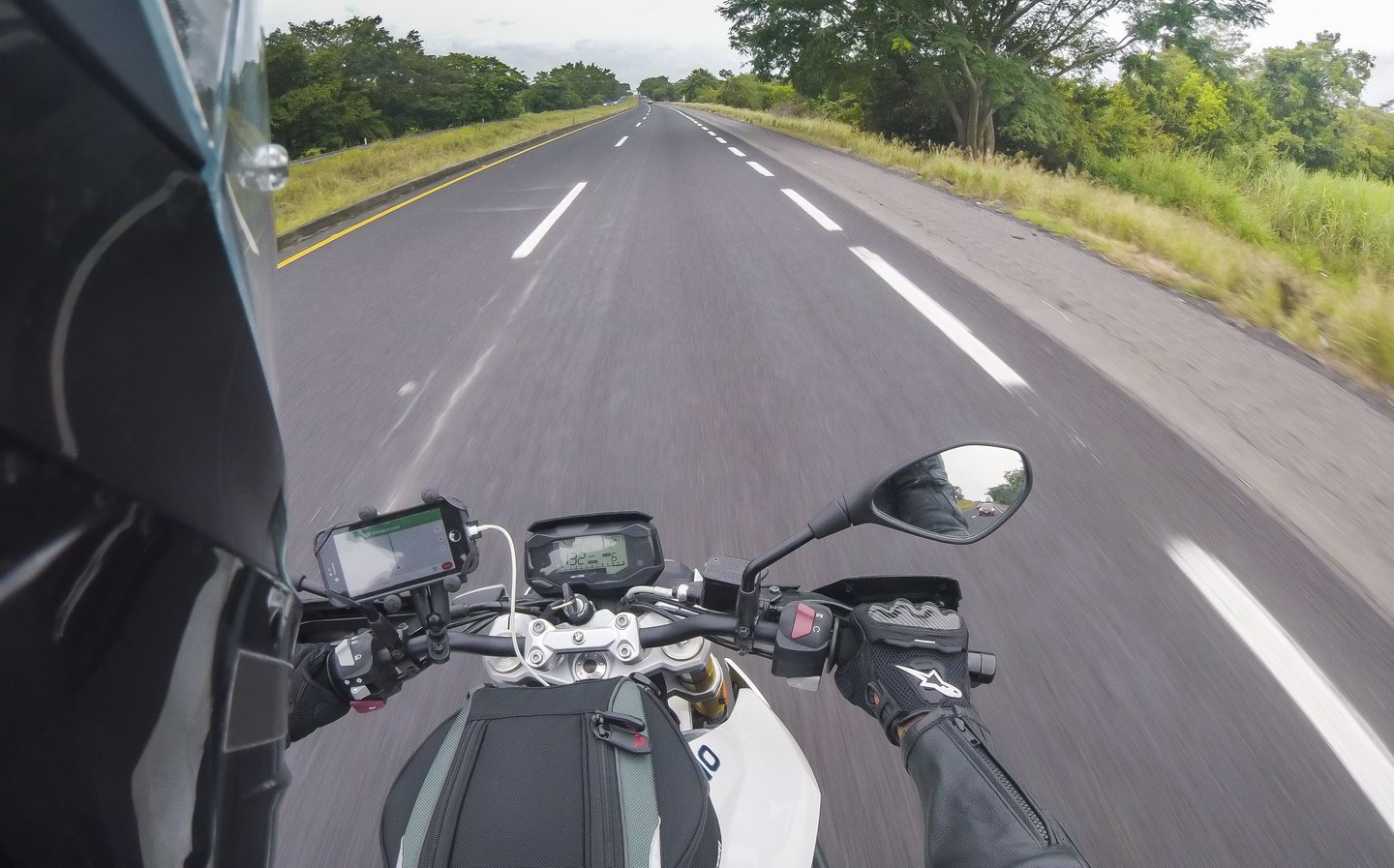 Using an iPhone on a motorcycle