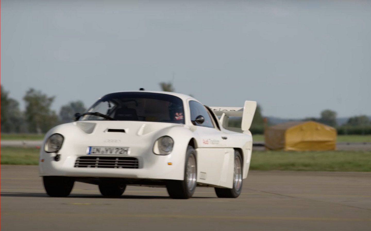 Ken Block at the wheel of the Audi Sport Quattro RS 002