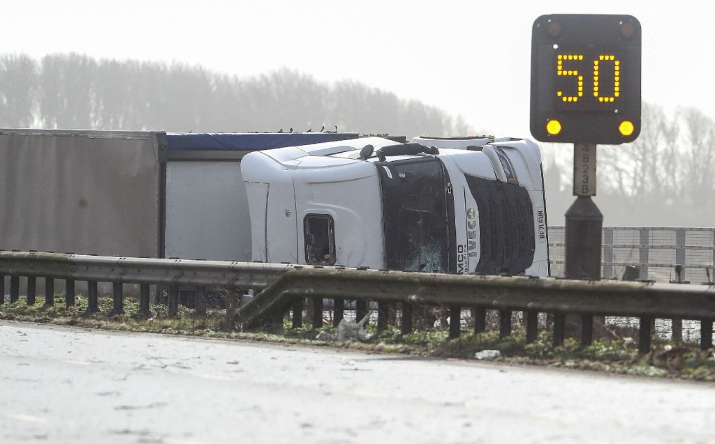 More disruption on UK roads as new storms follow Eunice and Franklin