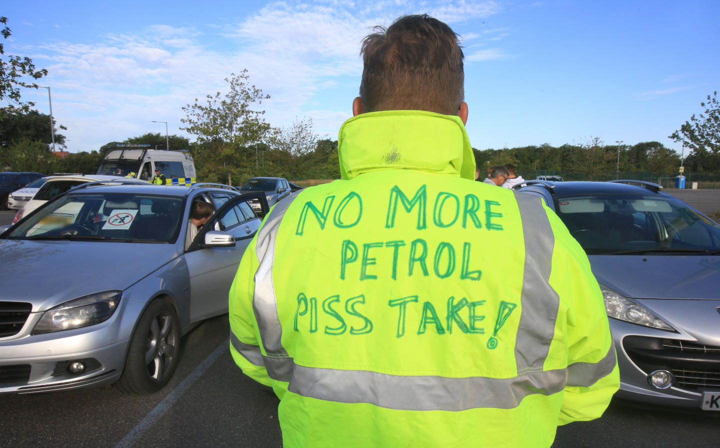 Petrol price protest UK