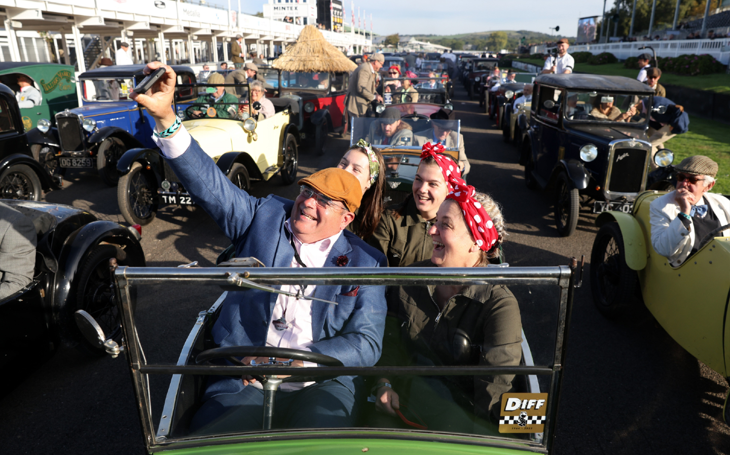 Austin Seven parade Goodwood 2022