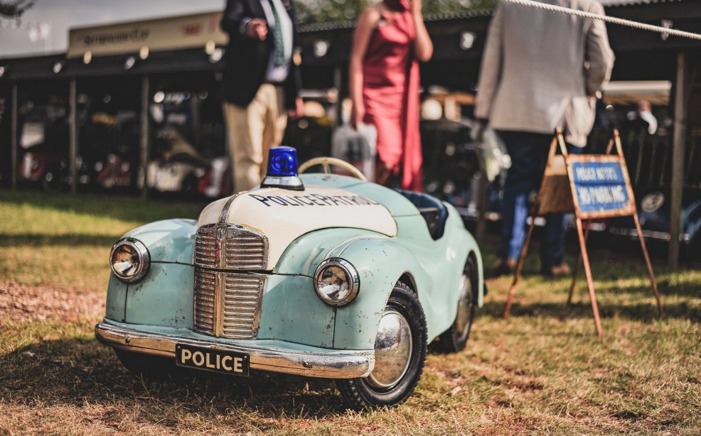 J40 pedal car at Goodwood Revival