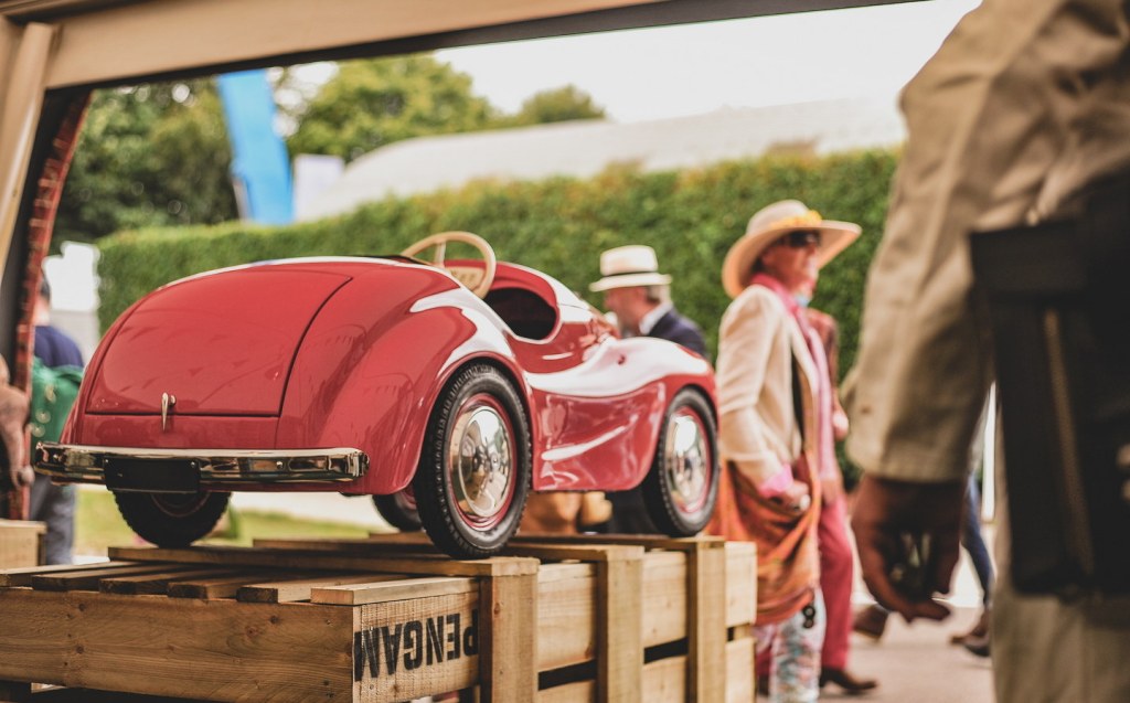 J40 pedal car at Goodwood Revival