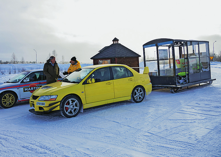 James May and Jeremy Clarkson during filming of The Grand Tour A Scandi Flick