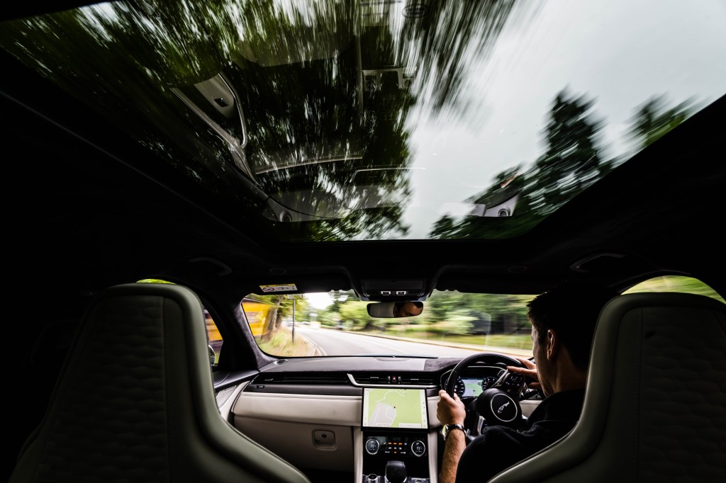 Jaguar F-Pace SVR shoot with David Green