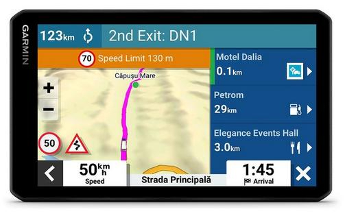 Garmin dezlCam LGV710 sat nav with 7" touchscreen and built in dash cam