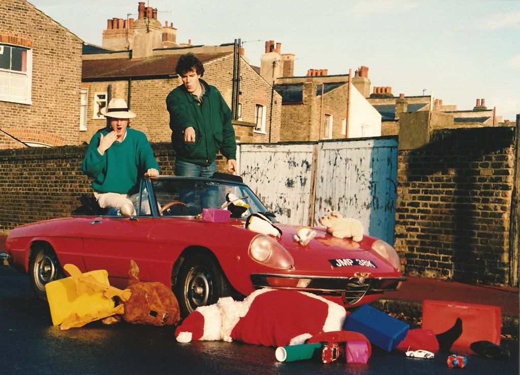 Jonathan Gill and Jeremy Clarkson MPA Christmas card