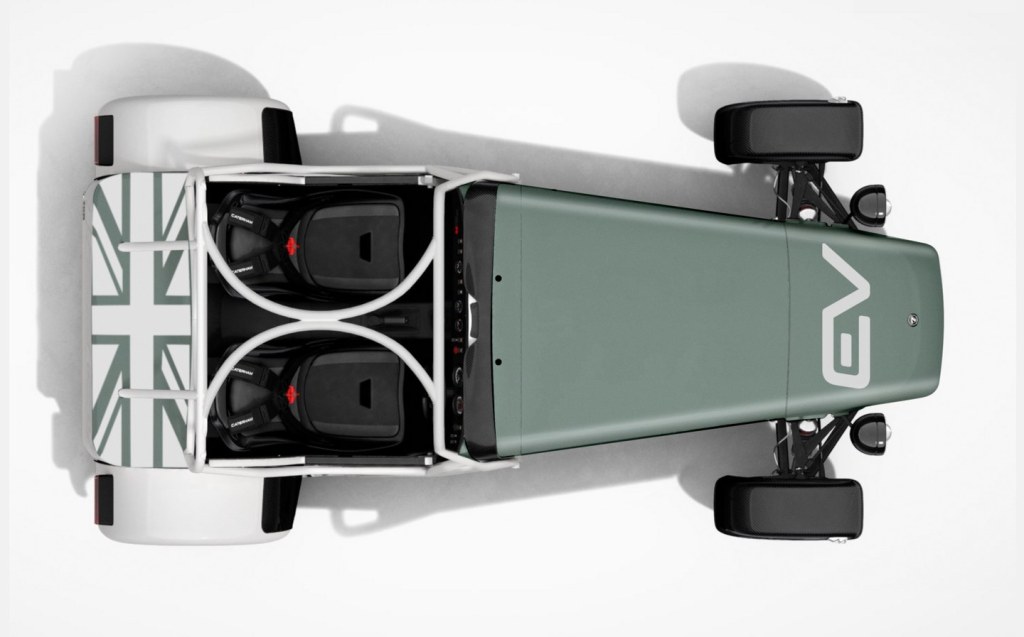 Caterham reveals electric Seven prototype