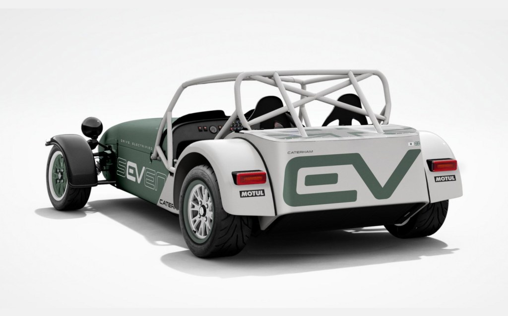 Caterham reveals electric Seven prototype