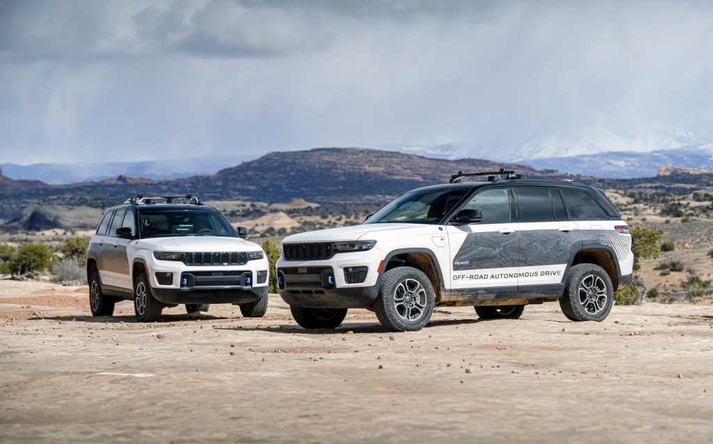 Jeep tests prototypes of autonomous off-road driving technology