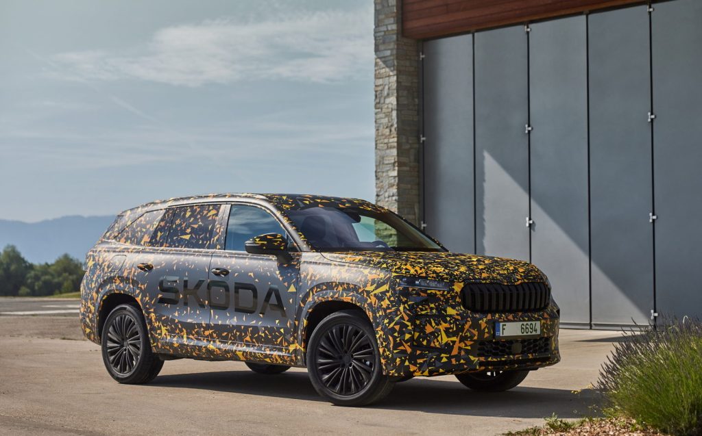 2024 Skoda Kodiaq in camouflage