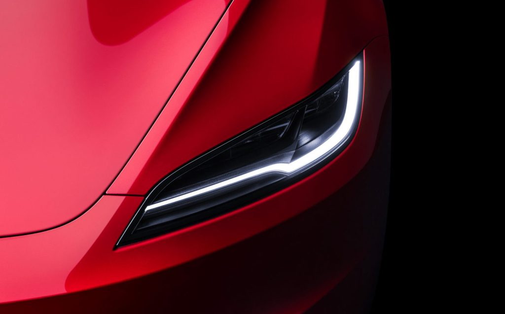 Tesla Model 3 updated for 2024