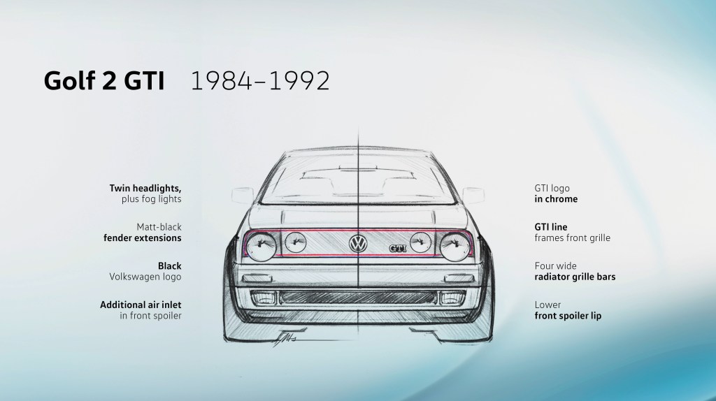 Golf GTI Mk2 sketch