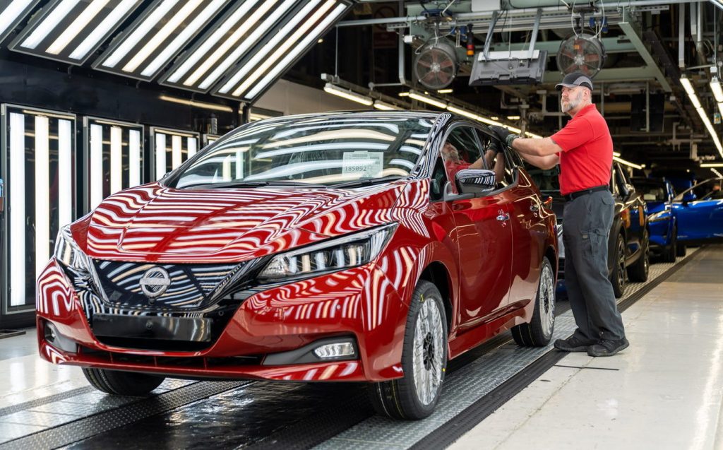 Nissan Leaf manufacturing in Sunderland