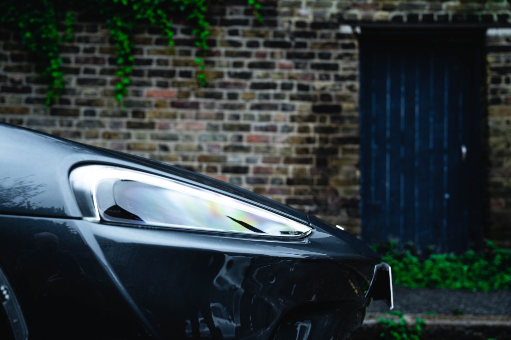 McLaren GT headlight detail